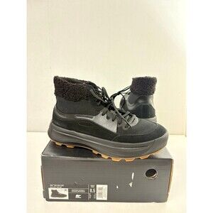 Sorel Women's Ona 503 Waterproof Black Mid Cozy Sneaker Lace Up Boot Size 8.5
